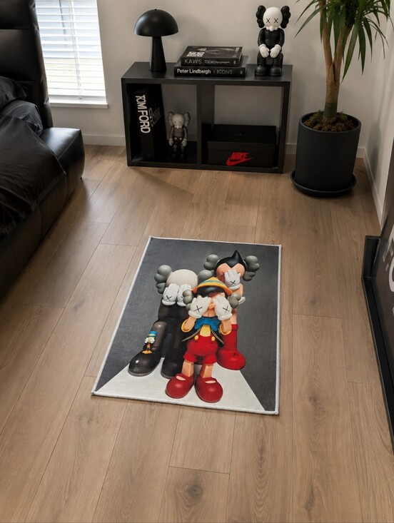 Other - KAWS Style Pinocchio Jiminy Cricket Pop Art Rug Non-Slip Floor Mat